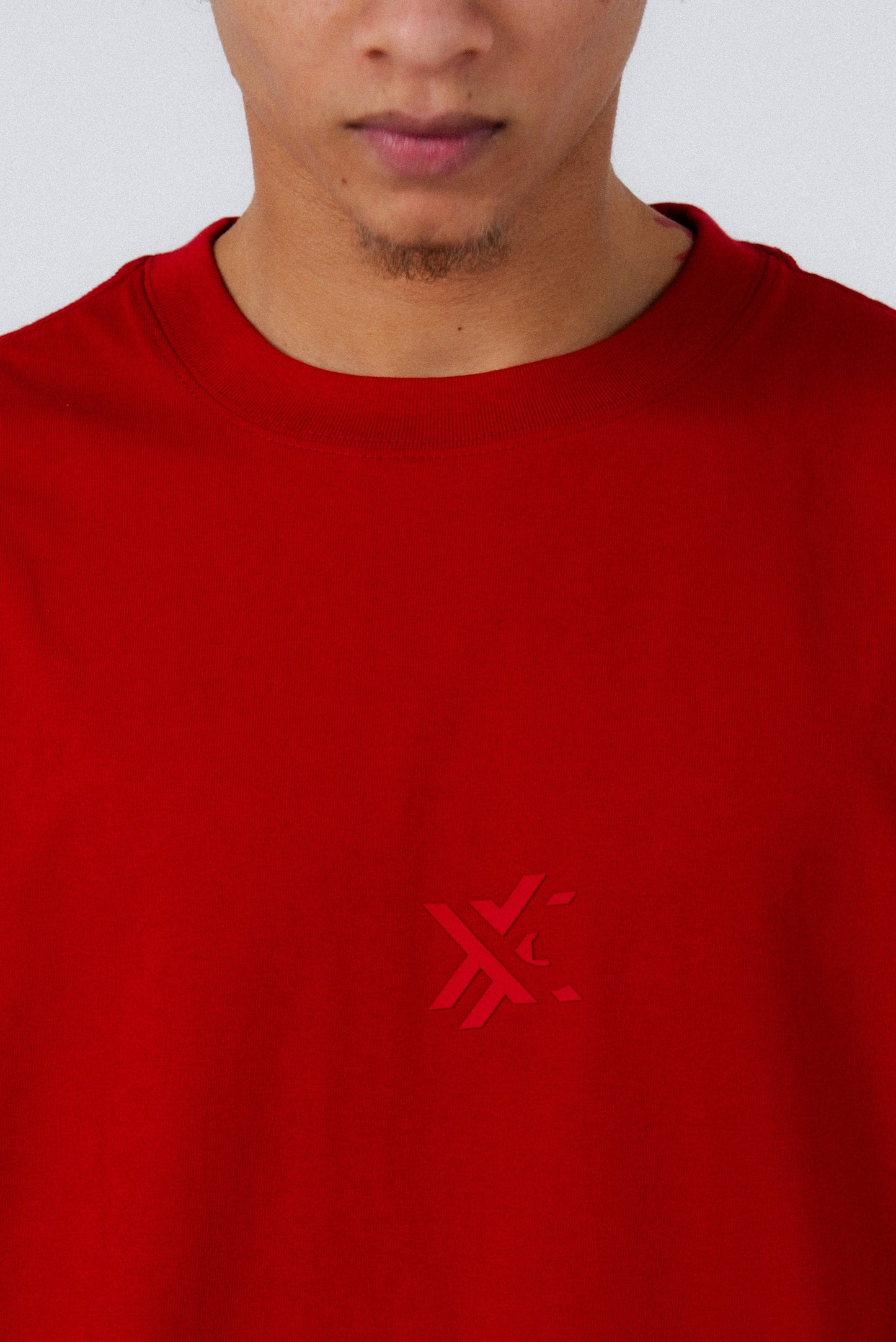 GYM RED BASIC T-SHIRT