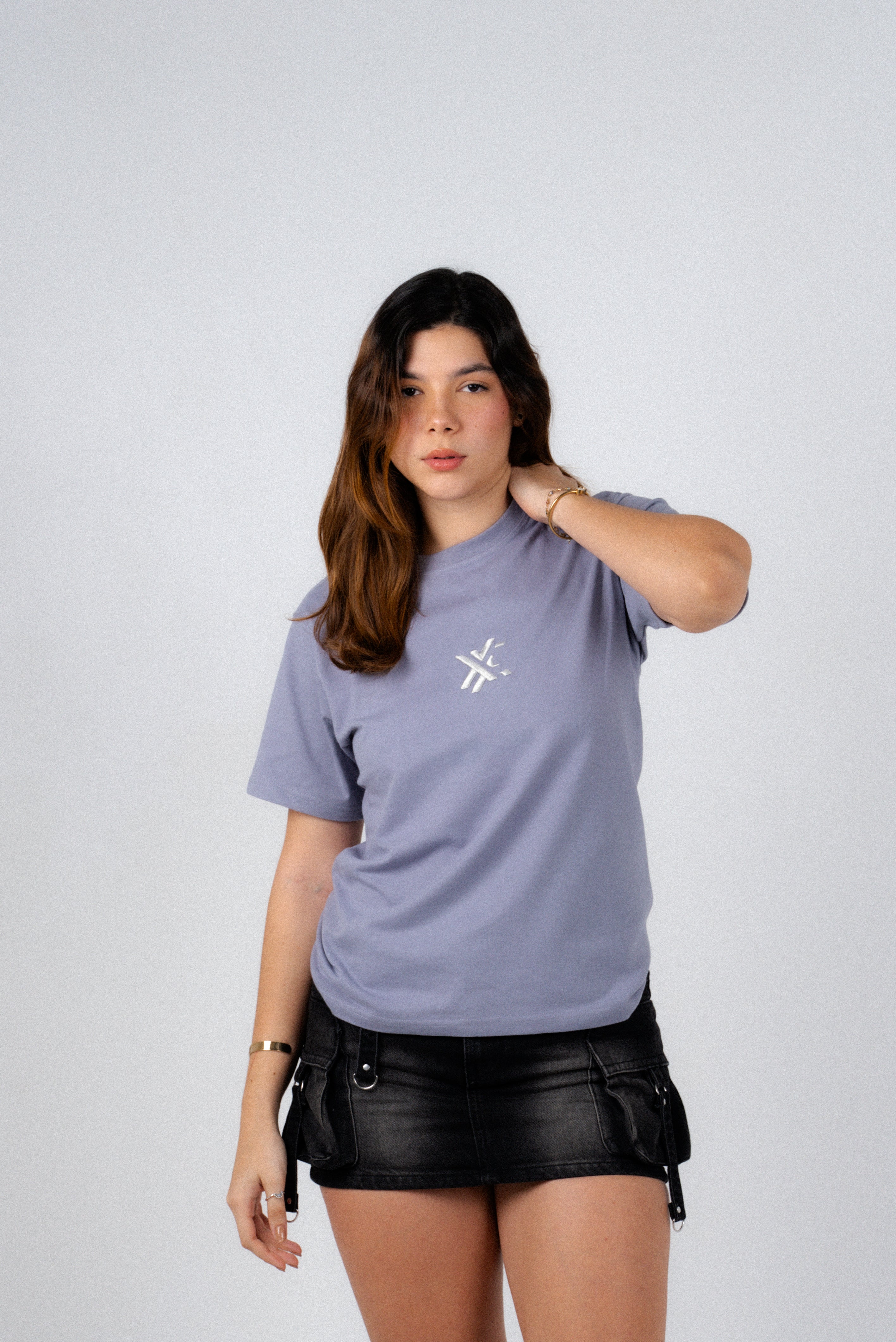 Purple Ash T-Shirt – Men's Relaxed Fit 3D Embroidery Premium Cotton-4
