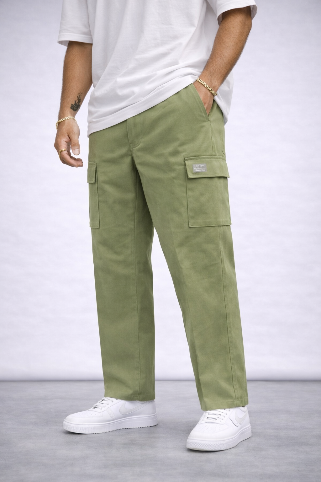 CARGO PANT MILITARY GREEN