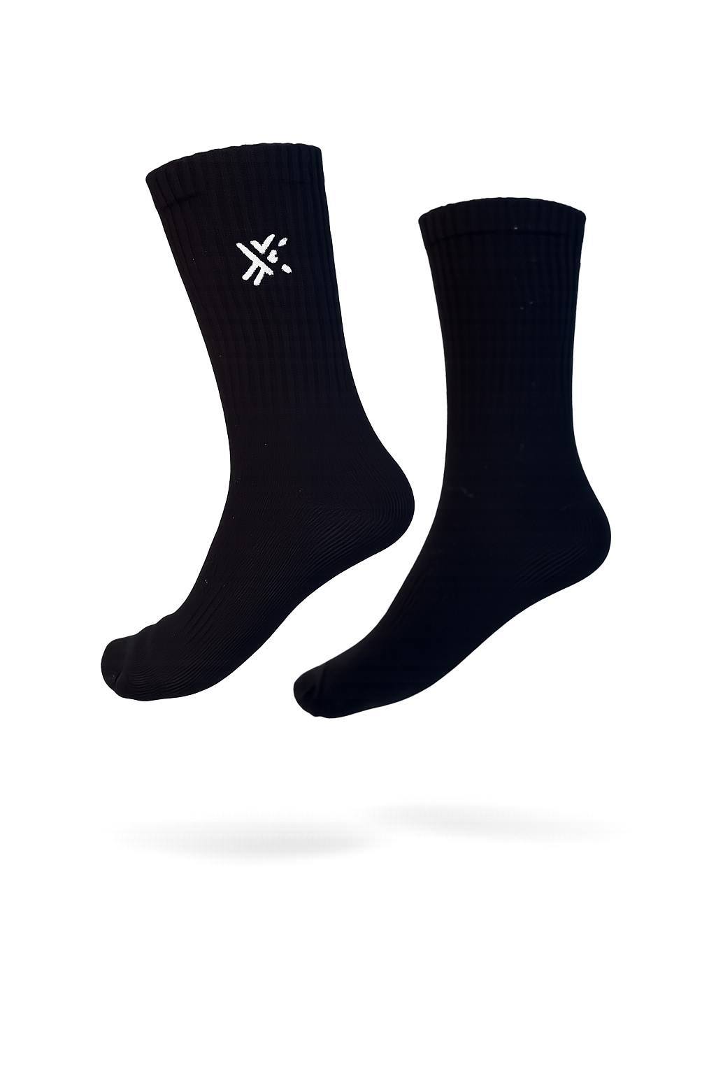 BLACK SOCKS - EMBROIDERED LOGO