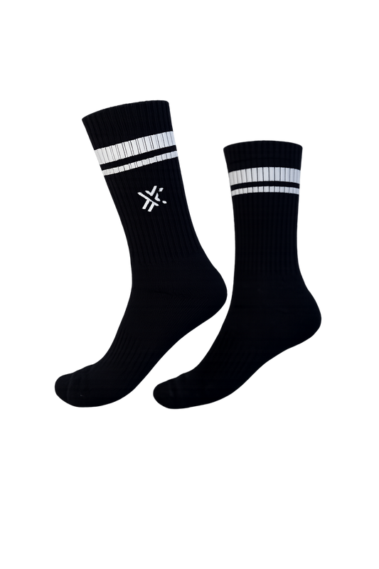 STRIPE SOCKS - BLACK