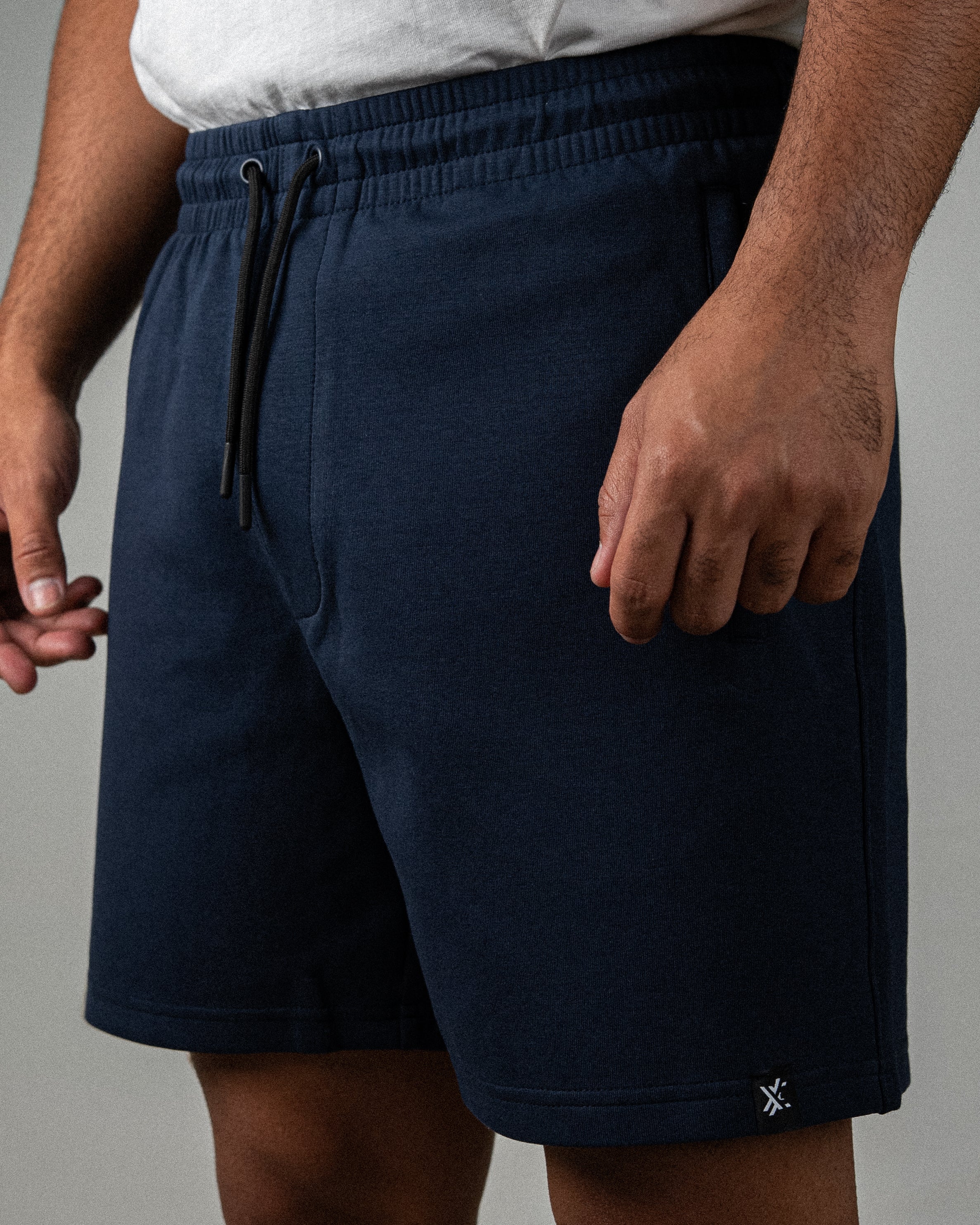 Basic Shorts Navy Blue – Men's Athletic Moisture-Wicking Shorts-2