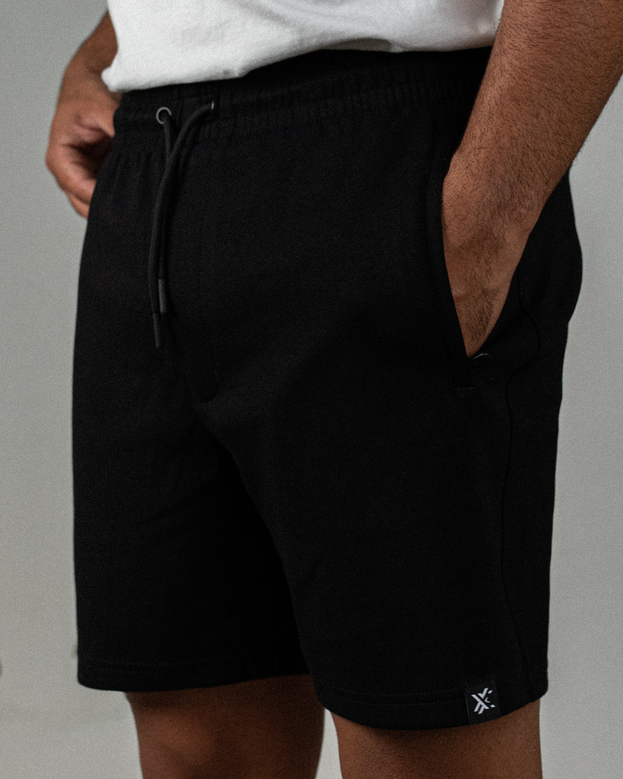 Basic Shorts Black – Men's Athletic Moisture-Wicking Shorts-2