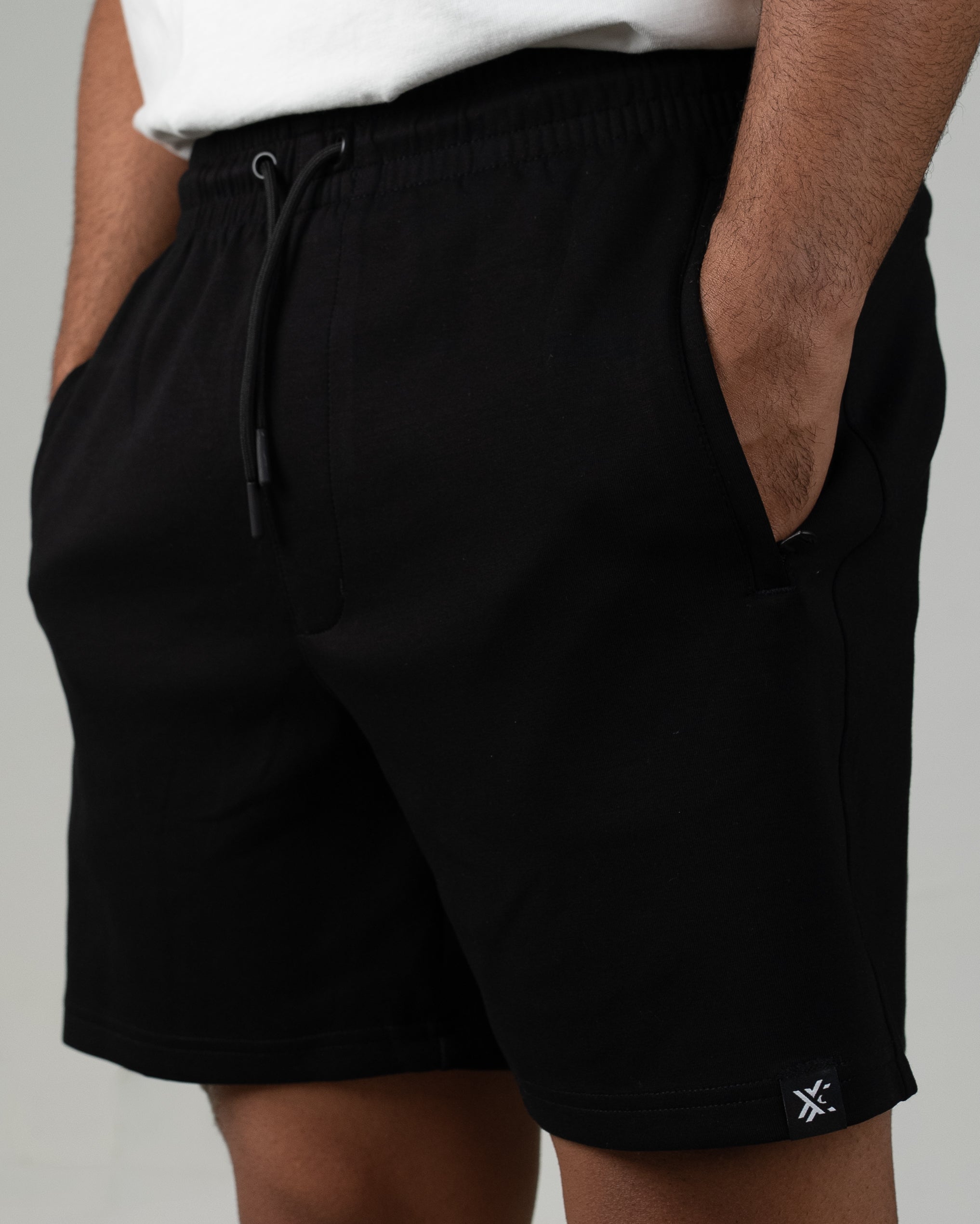 Basic Shorts Black – Men's Athletic Moisture-Wicking Shorts-3