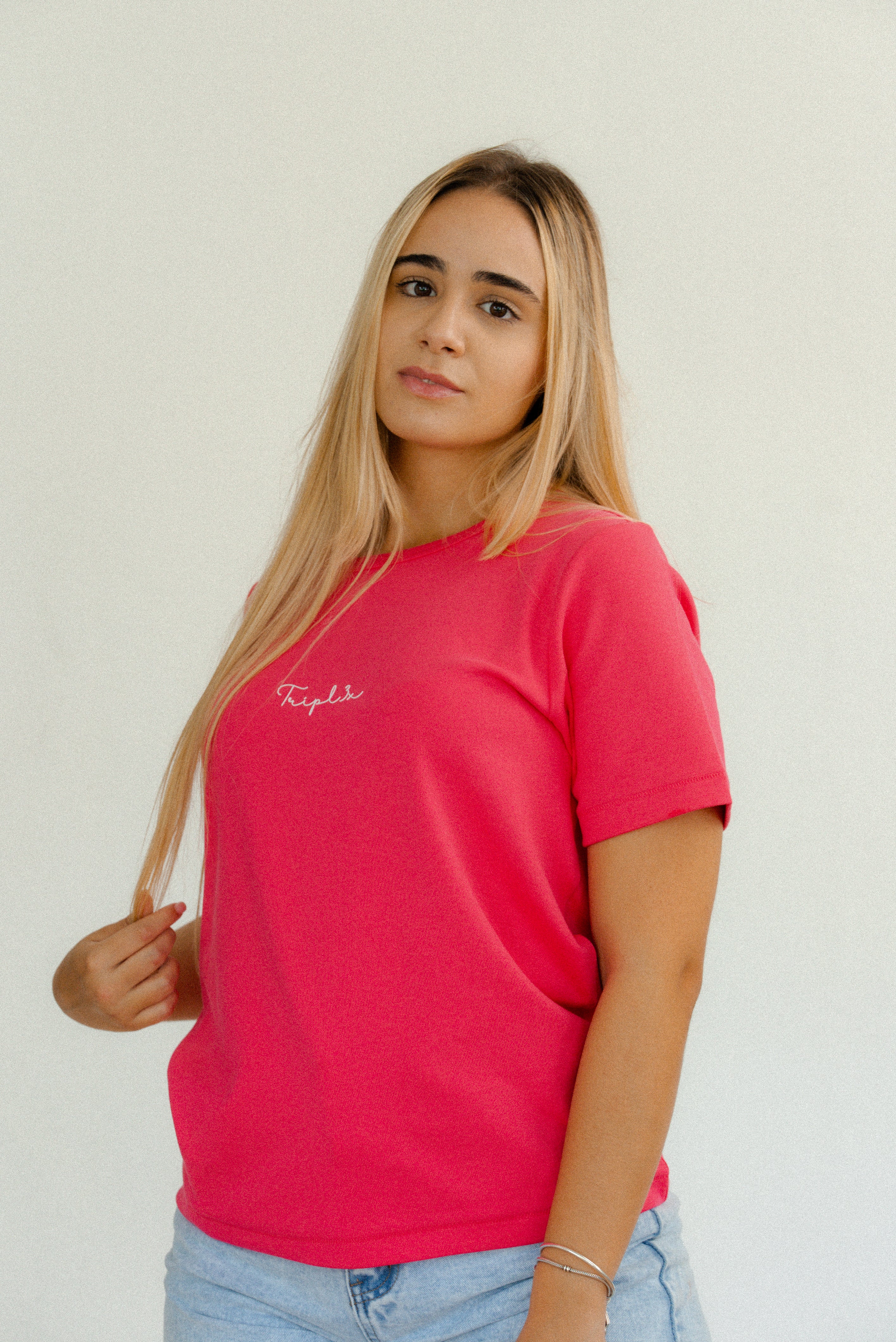 Fucsia Pink T-shirt-2