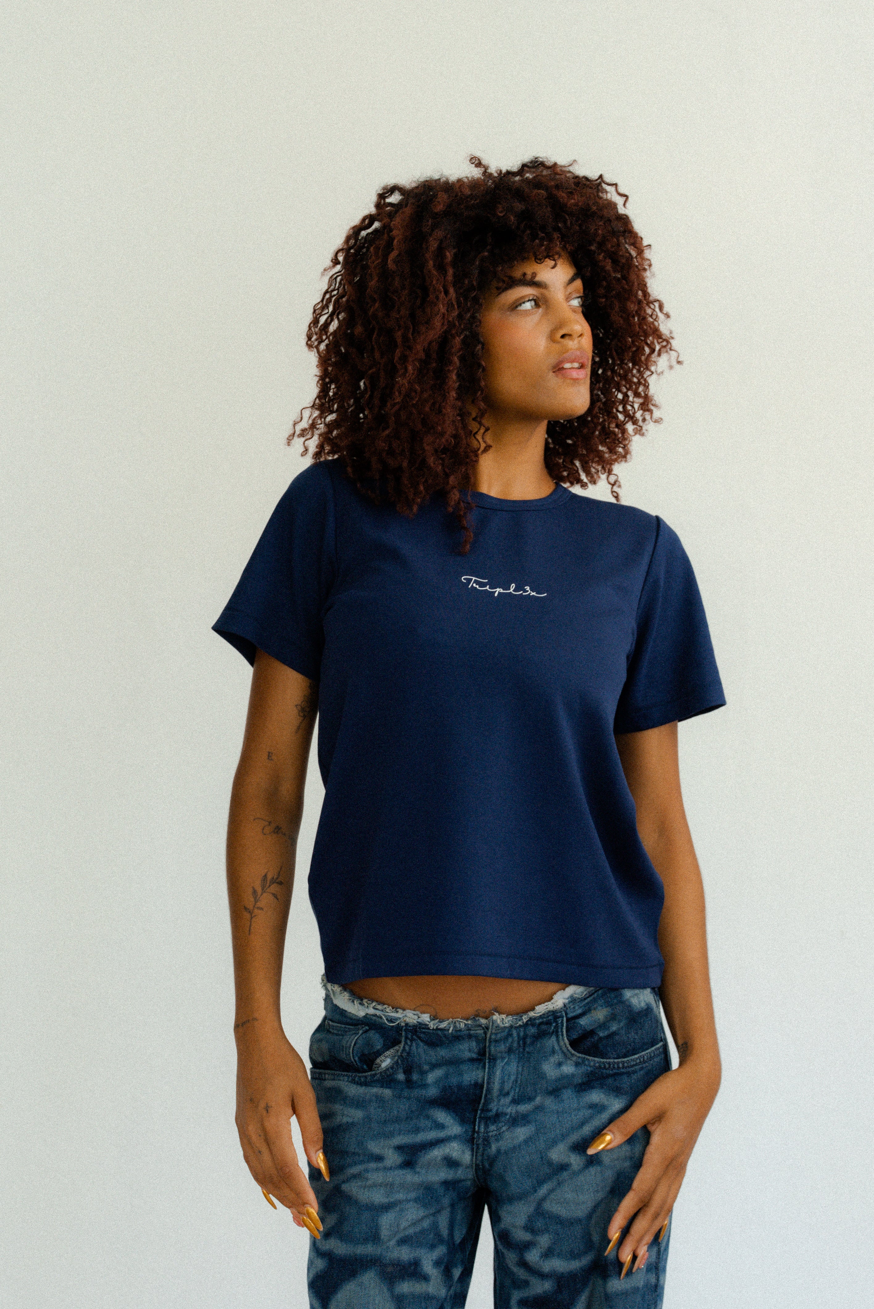 Navy Blue T-Shirt-3