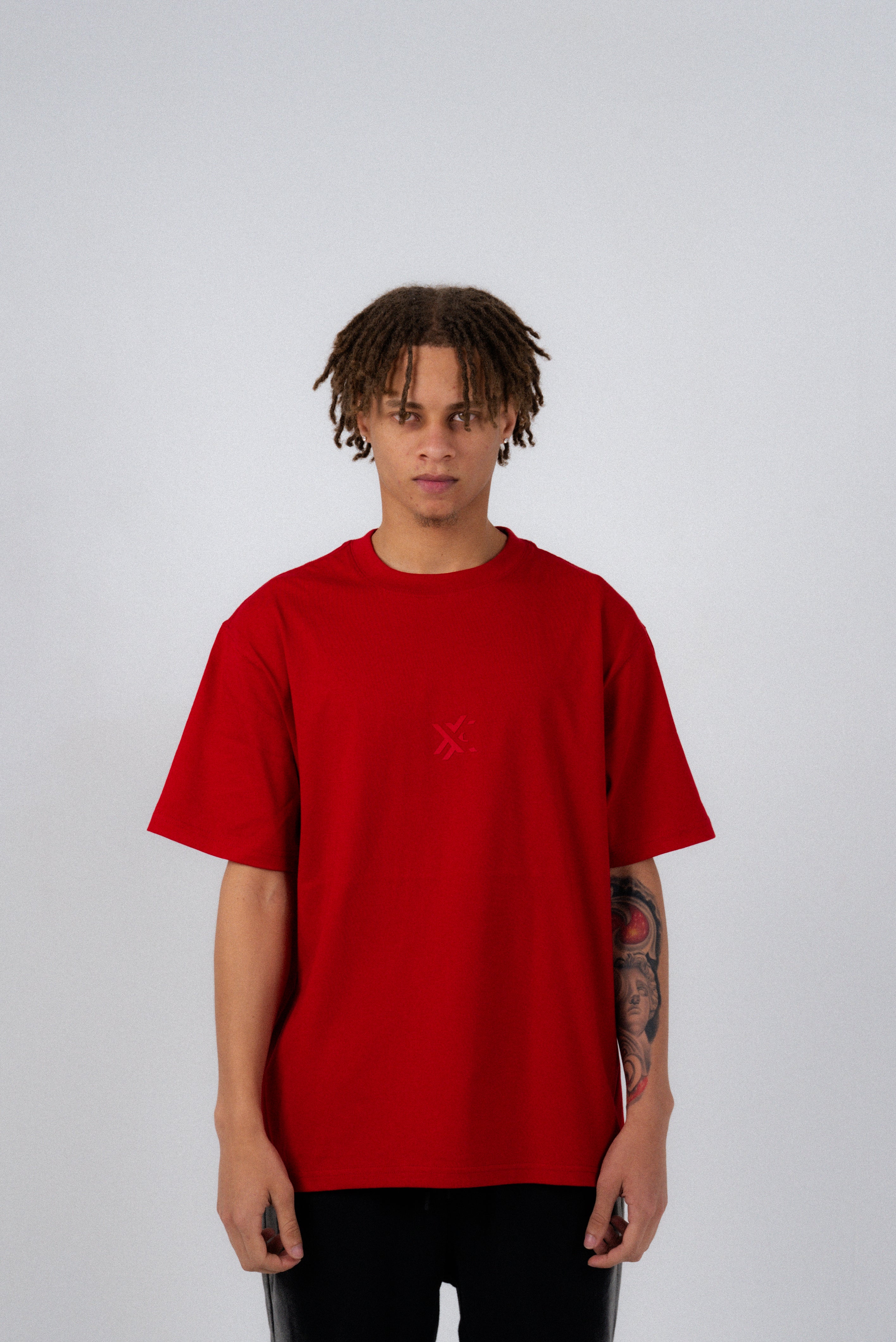Gym Red Basic T-shirt-3