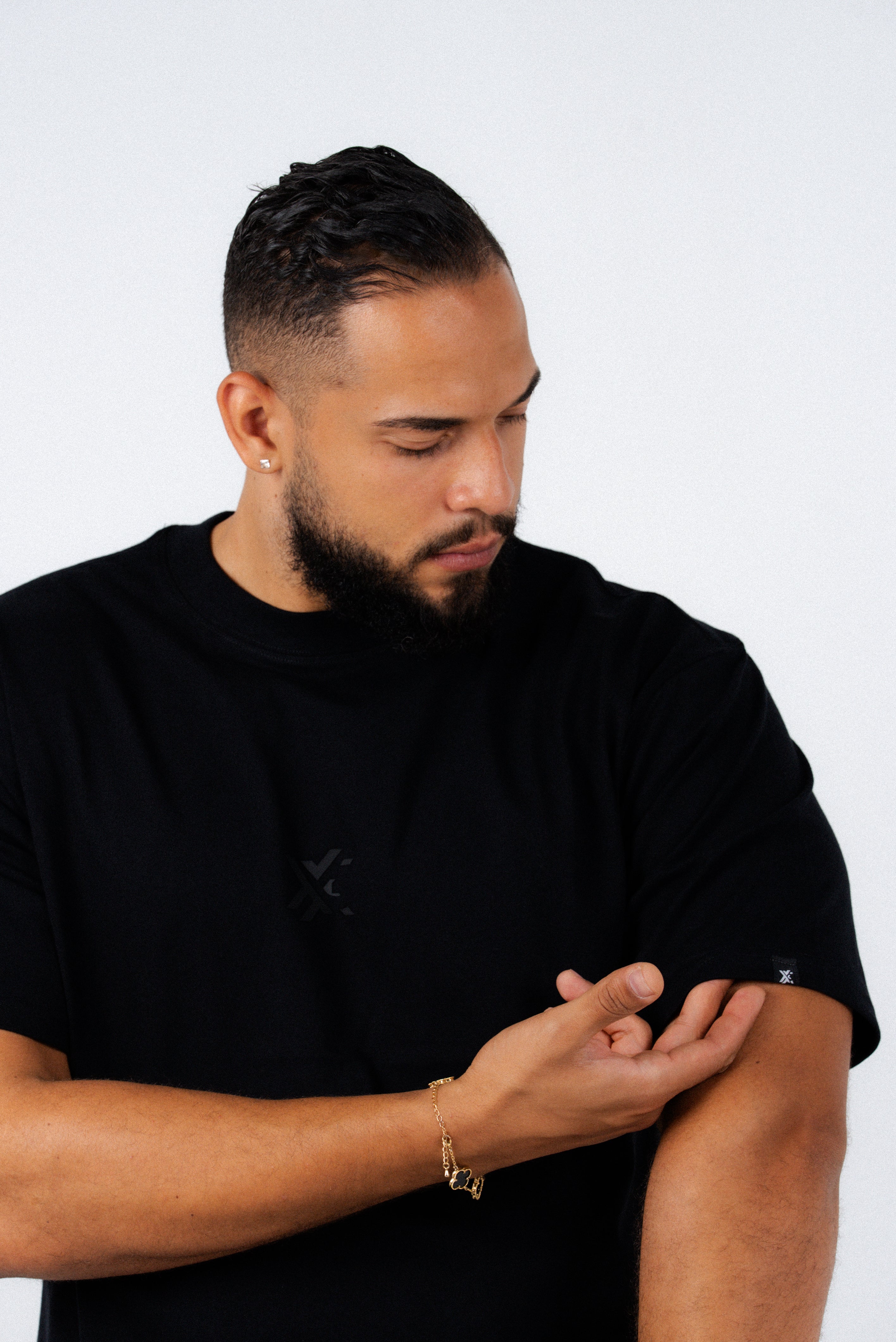 Full Black Basic T-Shirt-2