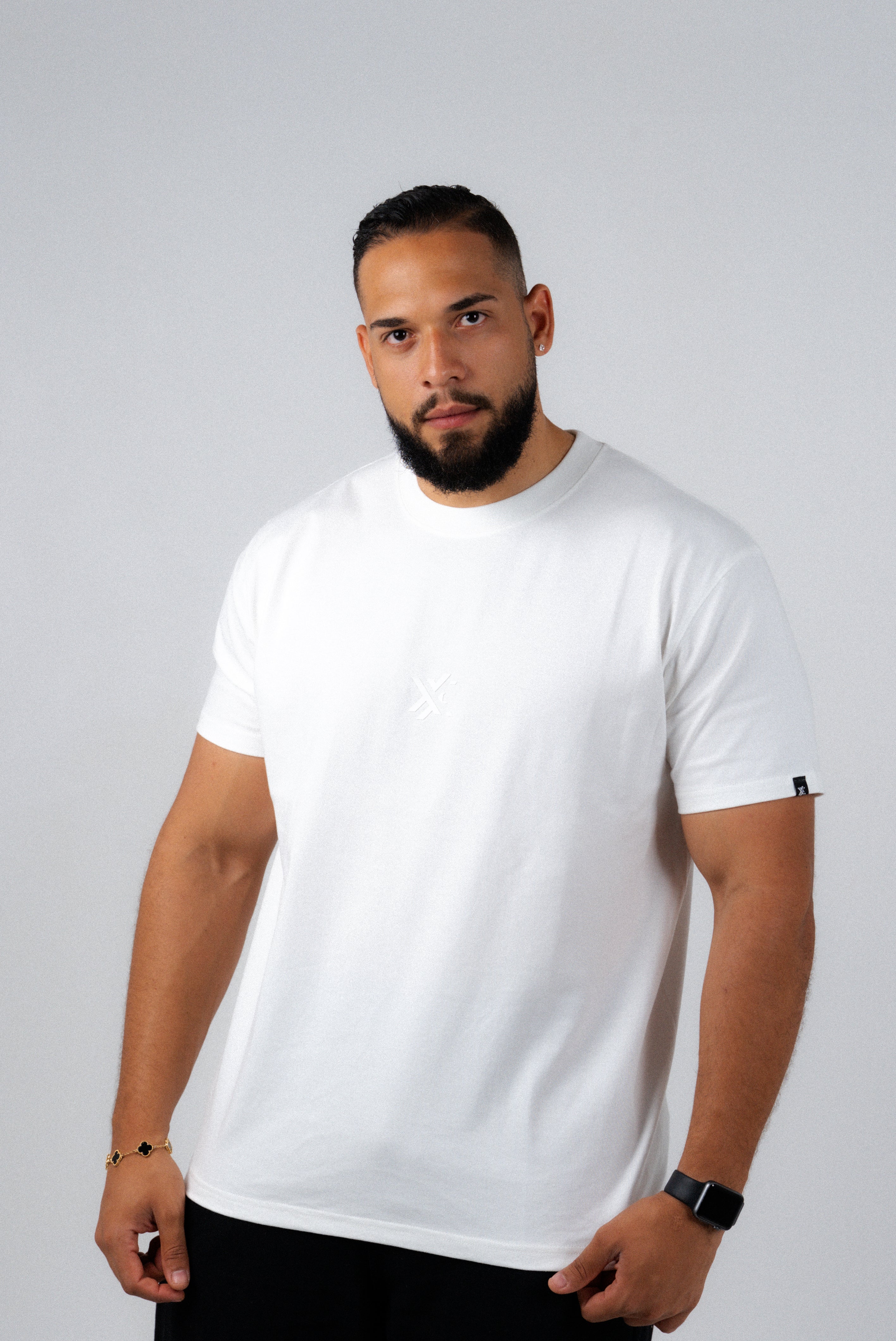 Full White Basic T-Shirt