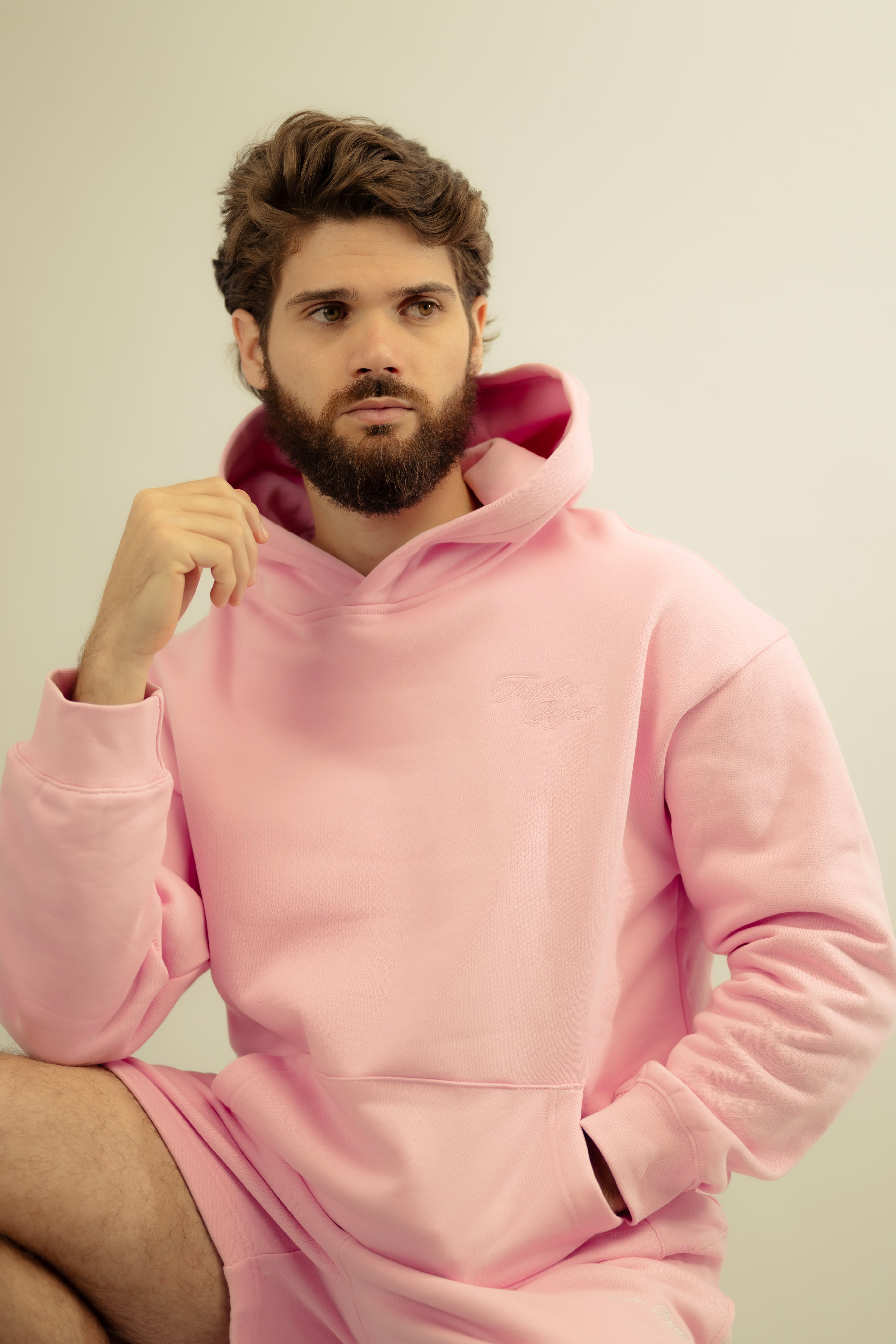 SIGNATURE HOODIE — BLUSH-2