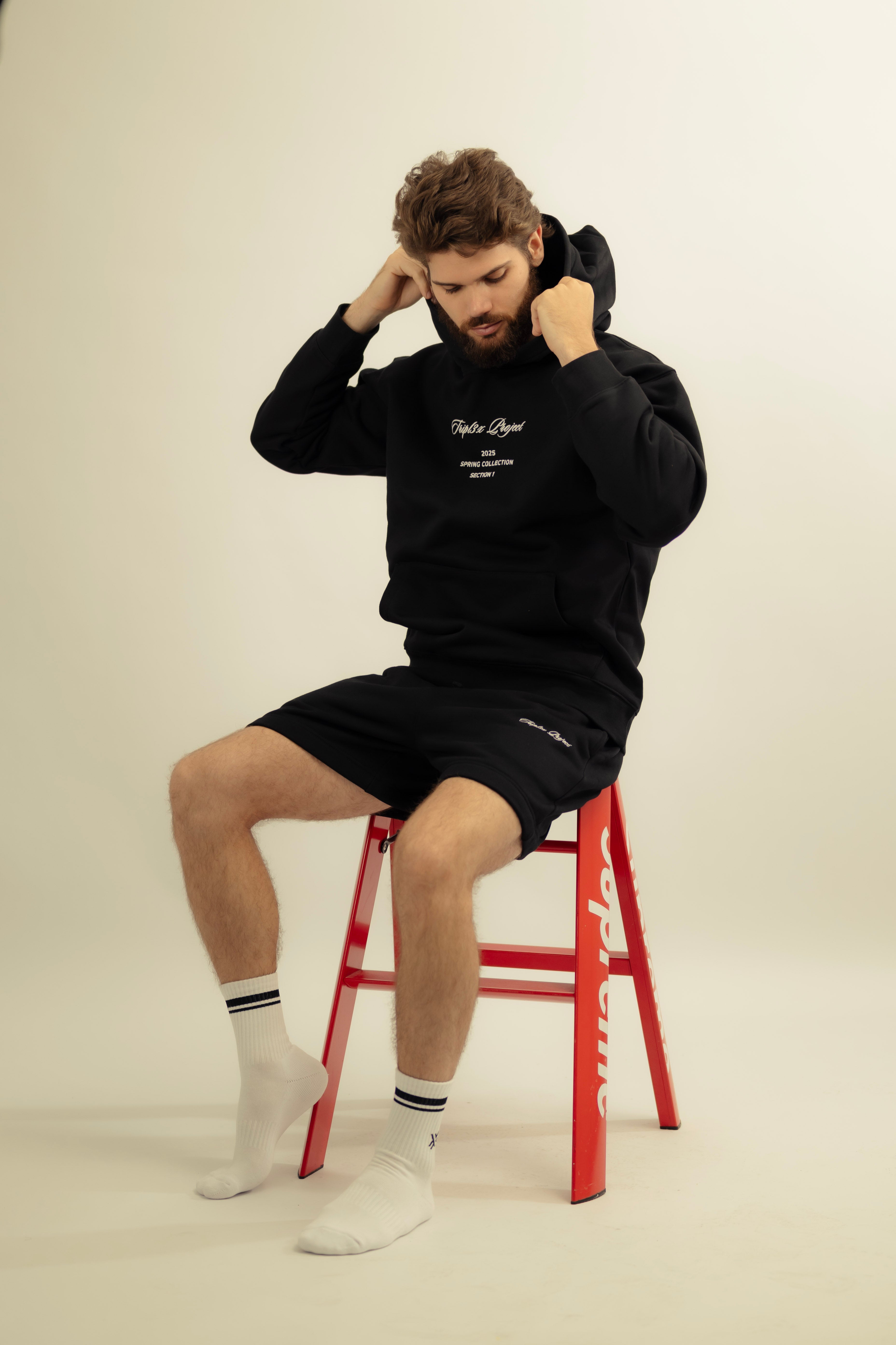 EXCLUSIVE CAPSULE HOODIE - BLACK-4