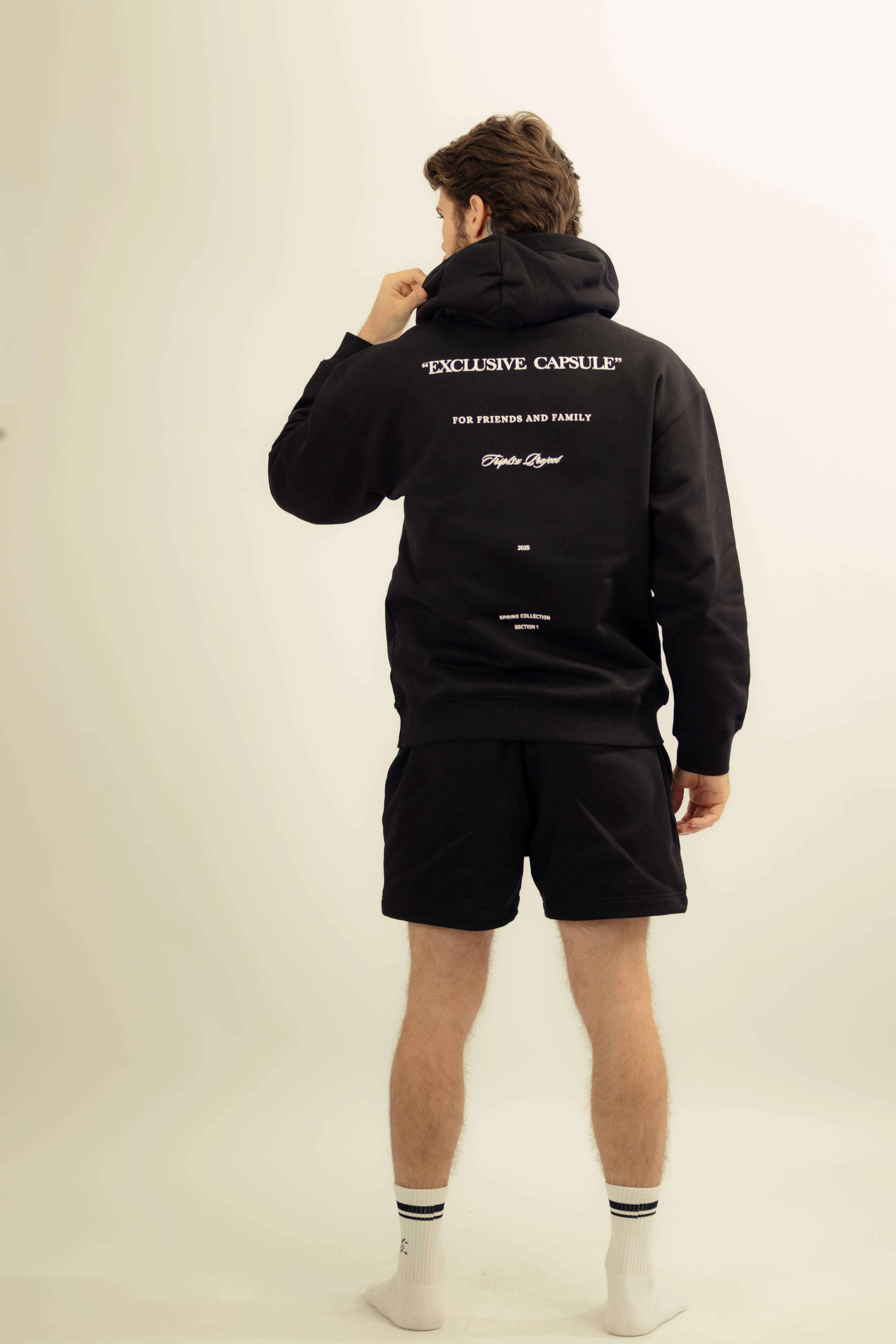 EXCLUSIVE CAPSULE HOODIE - BLACK-6