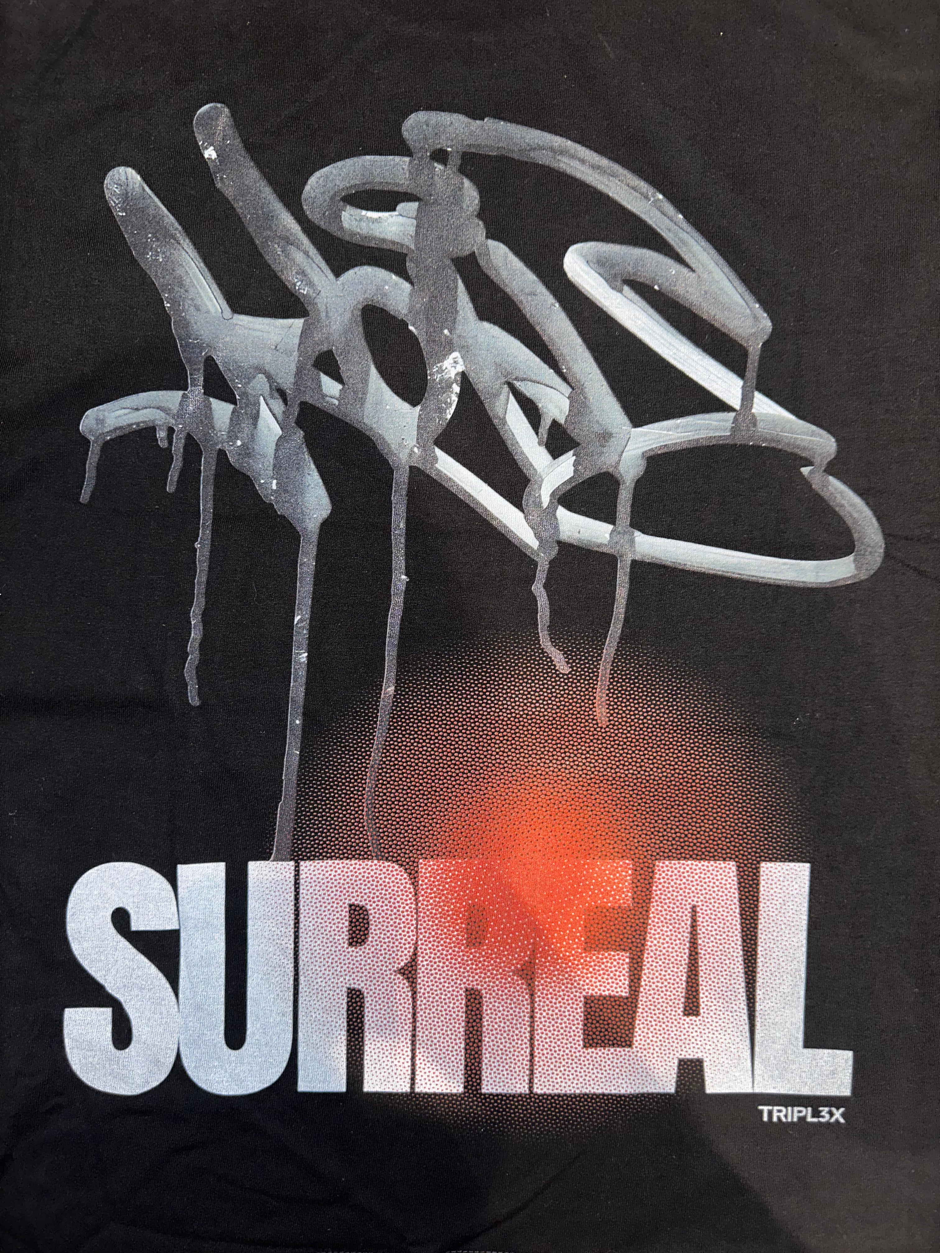 Surreal Spray Paint Graphic T-Shirt – Men's Boxy Fit Streetwear Tee-2