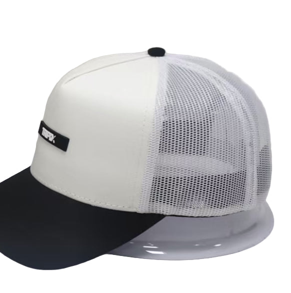 MESH HAT WHITE/BLACK