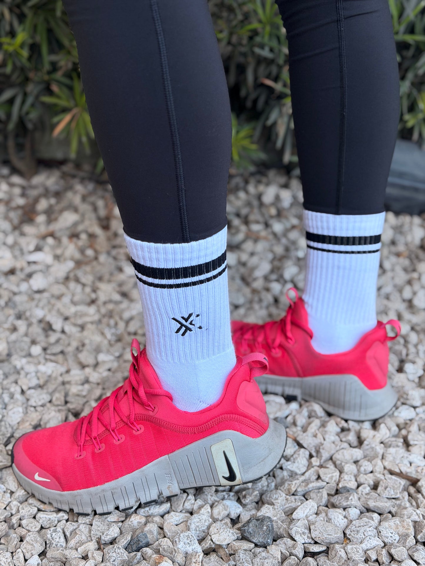 STRIPE SOCKS - WHITE