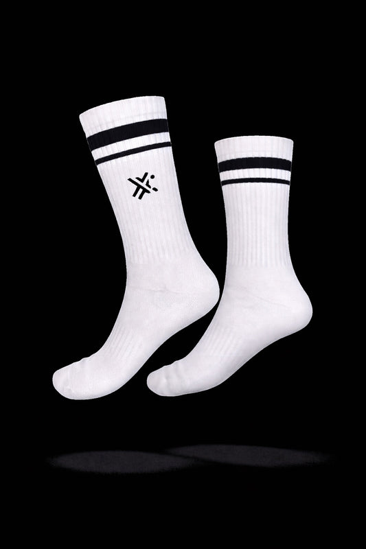 STRIPE SOCKS - WHITE