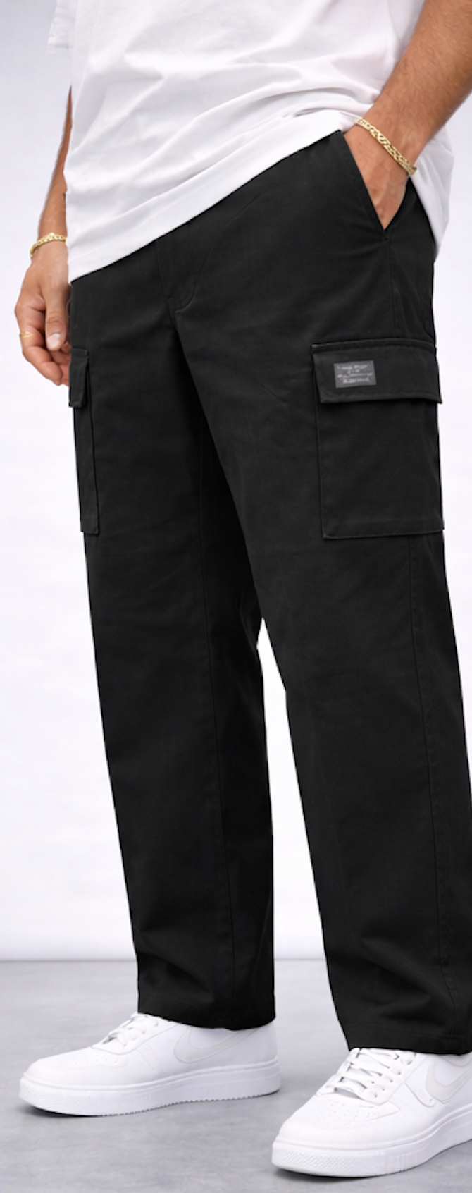 Cargo Pants Black-2