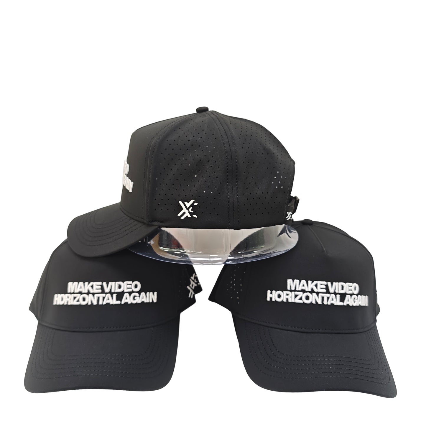 MAKE HORIZONTAL VIDEO - WATERPROOF BLACK HAT