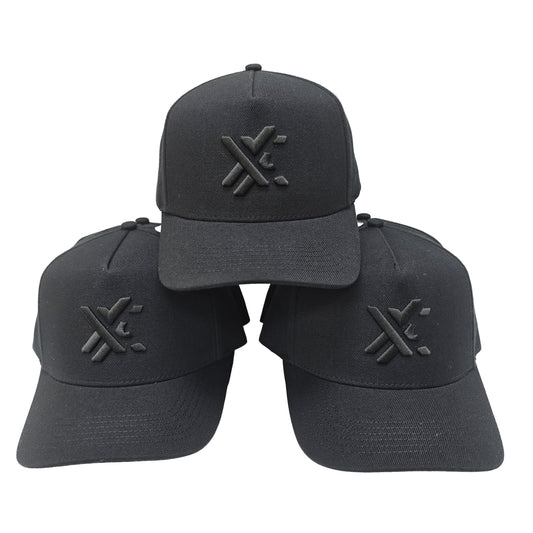 FULL BLACK LOGO HAT