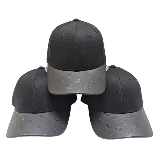 LEATHER - FULL BLACK HAT