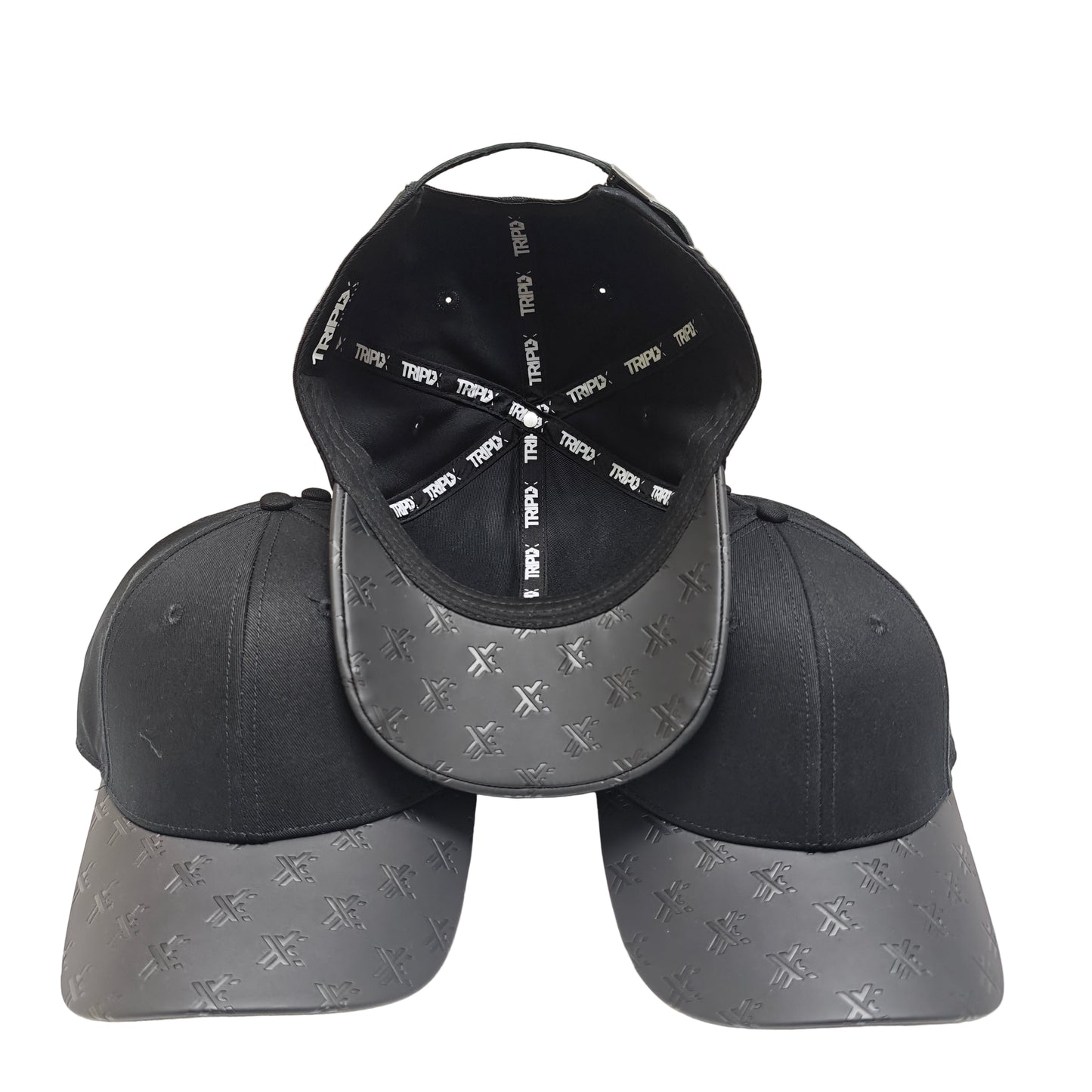 LEATHER - FULL BLACK HAT