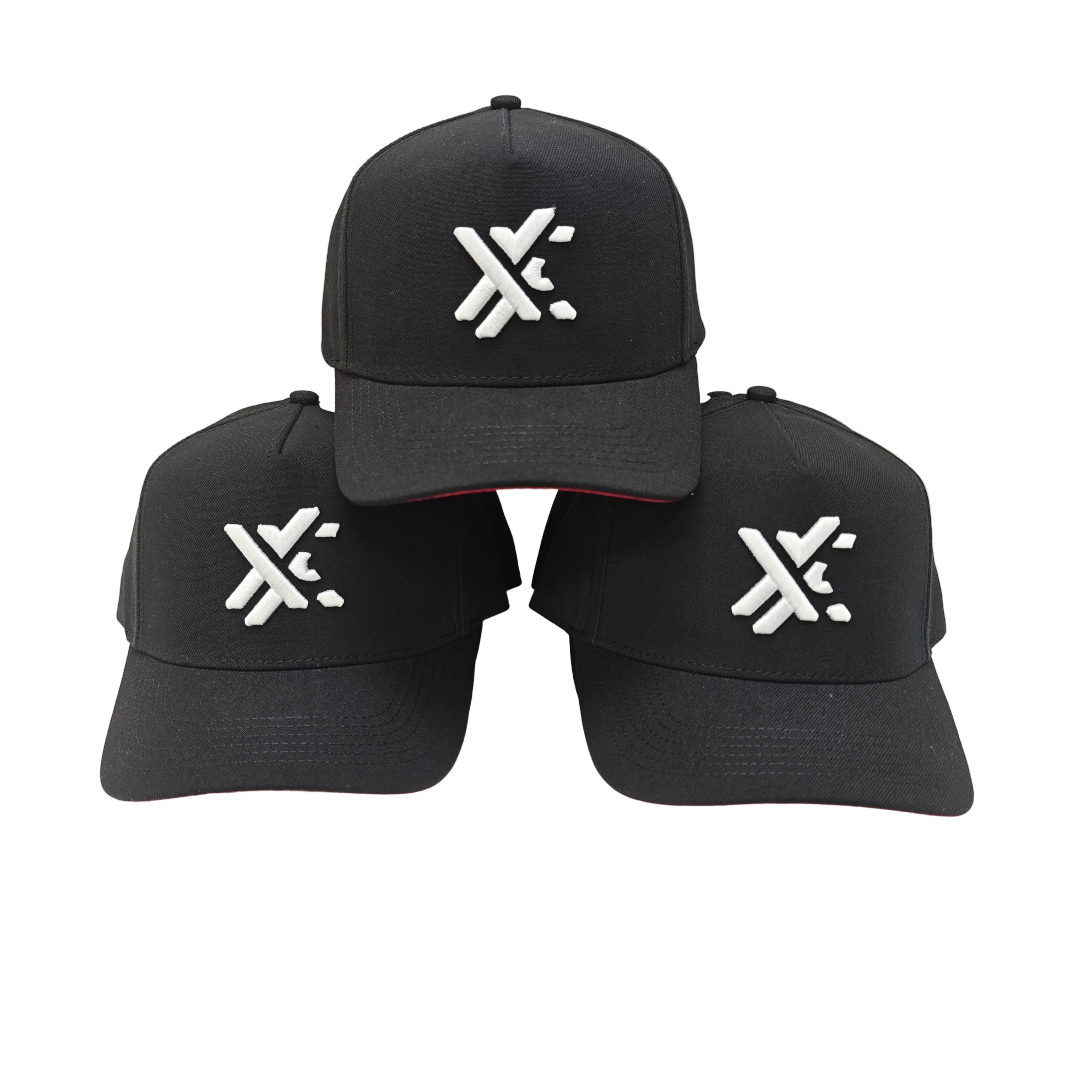 EMBLEM WHITE - BLACK/RED HAT
