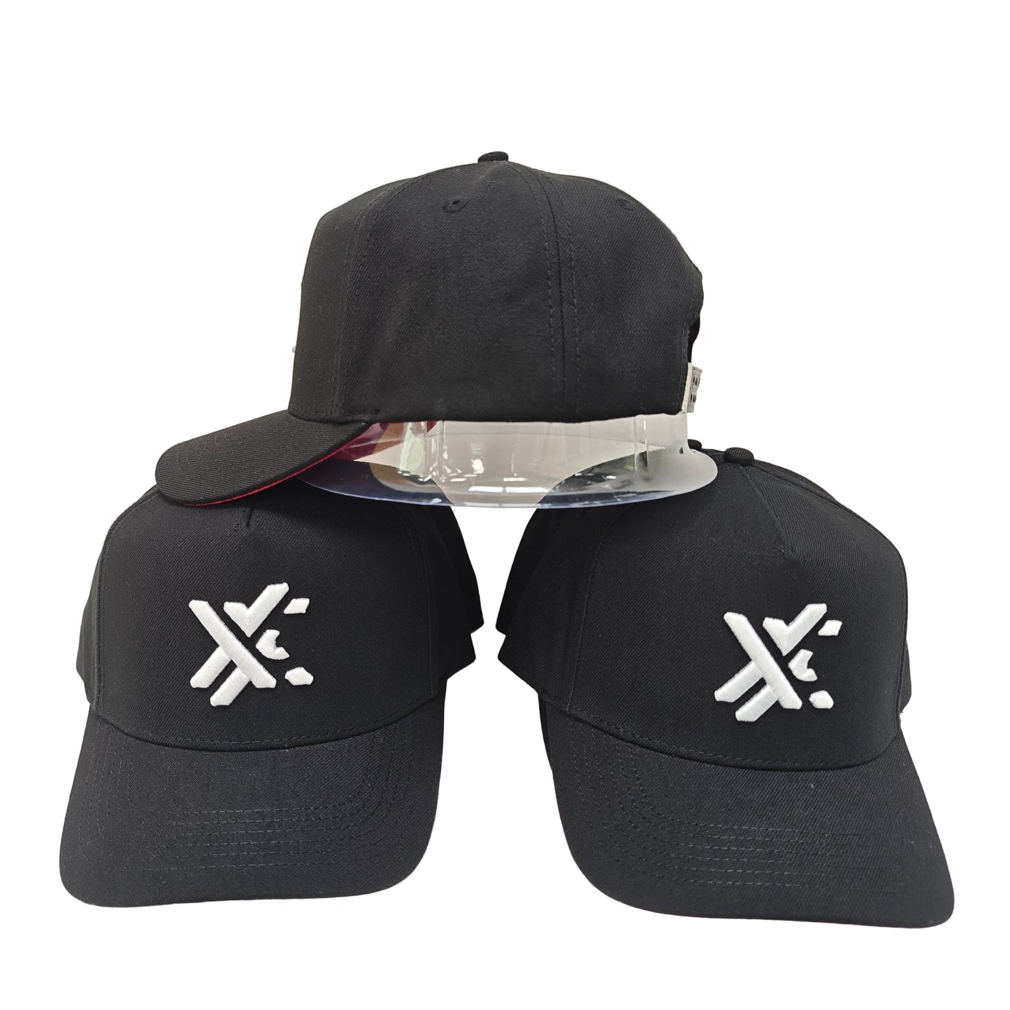EMBLEM WHITE - BLACK/RED HAT