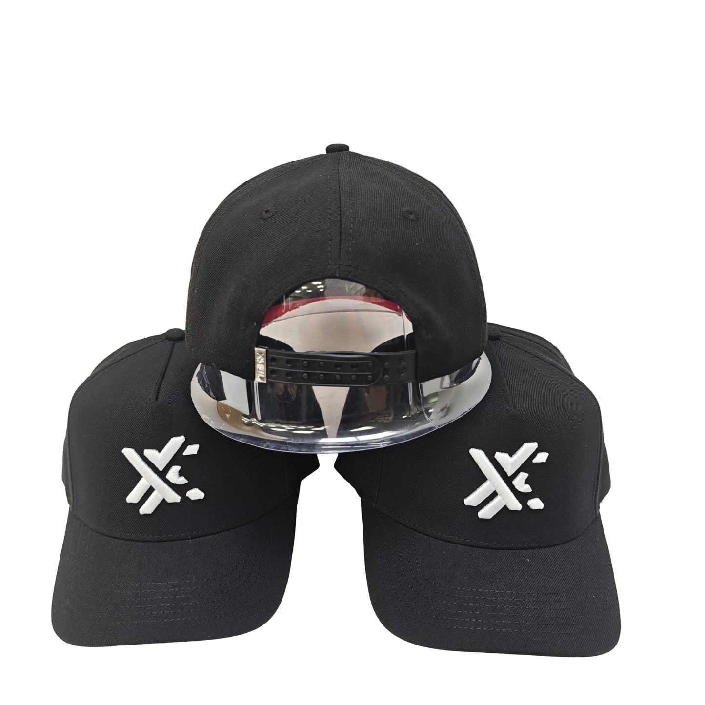 EMBLEM WHITE - BLACK/RED HAT