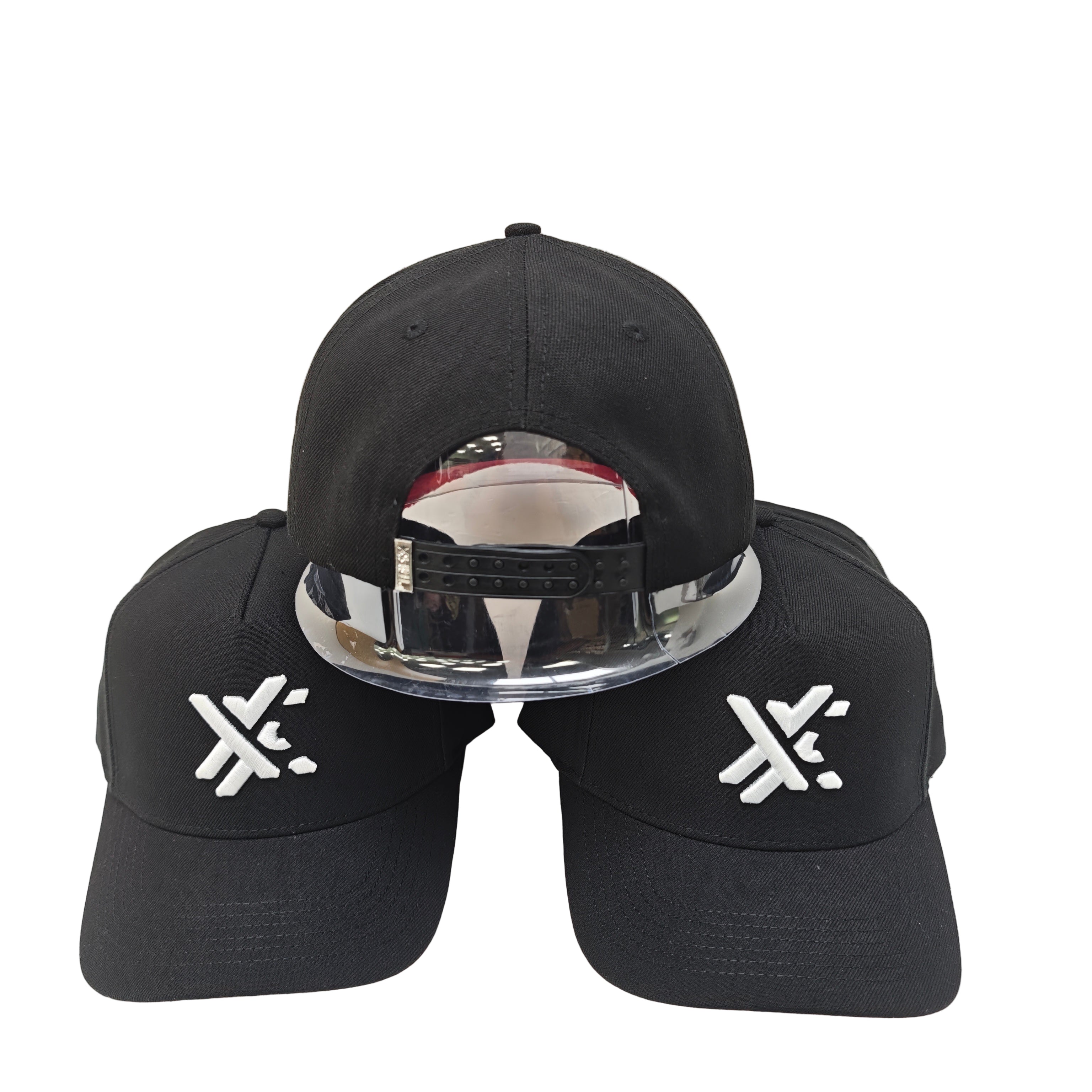 Emblem White - Black/Red Hat-4