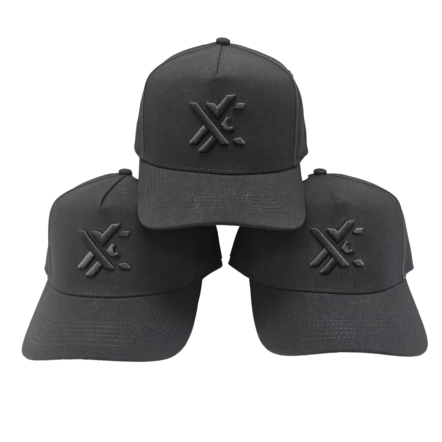 BLACK/GREEN LOGO HAT