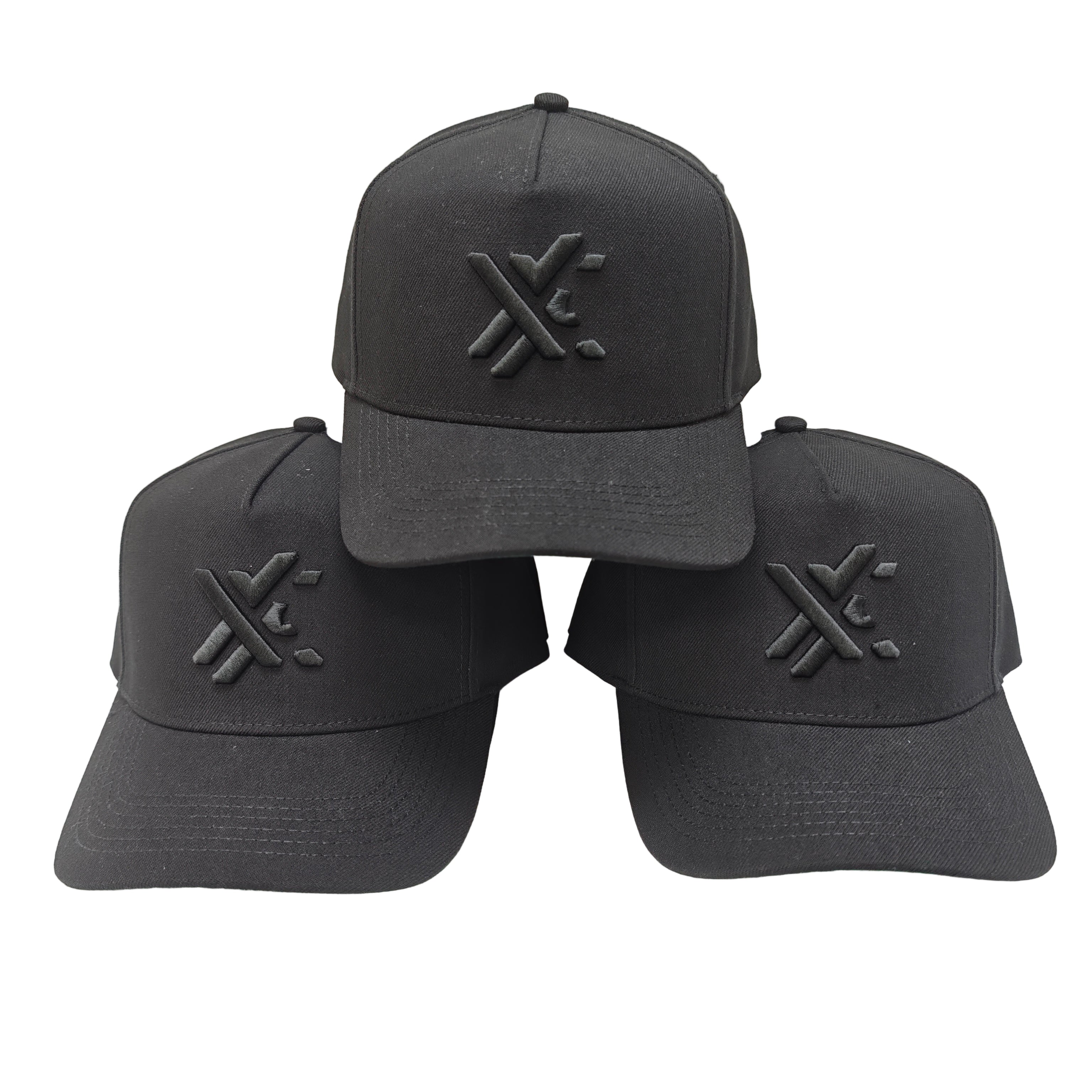 BLACK/GREEN LOGO HAT