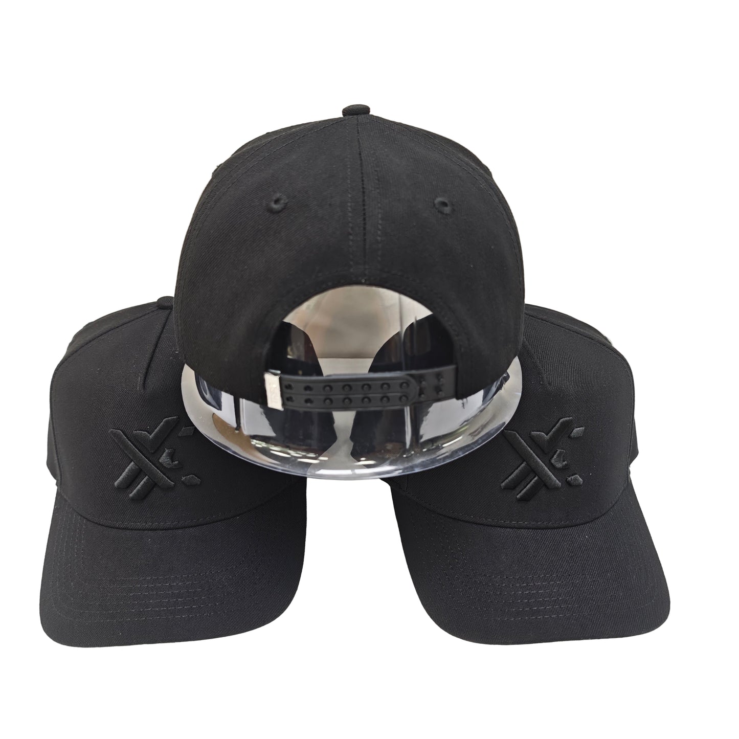 BLACK/GREEN LOGO HAT