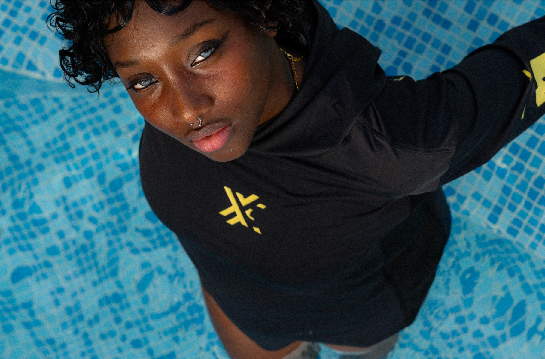 Long Sleeve Rash Guards Black/Yellow-2