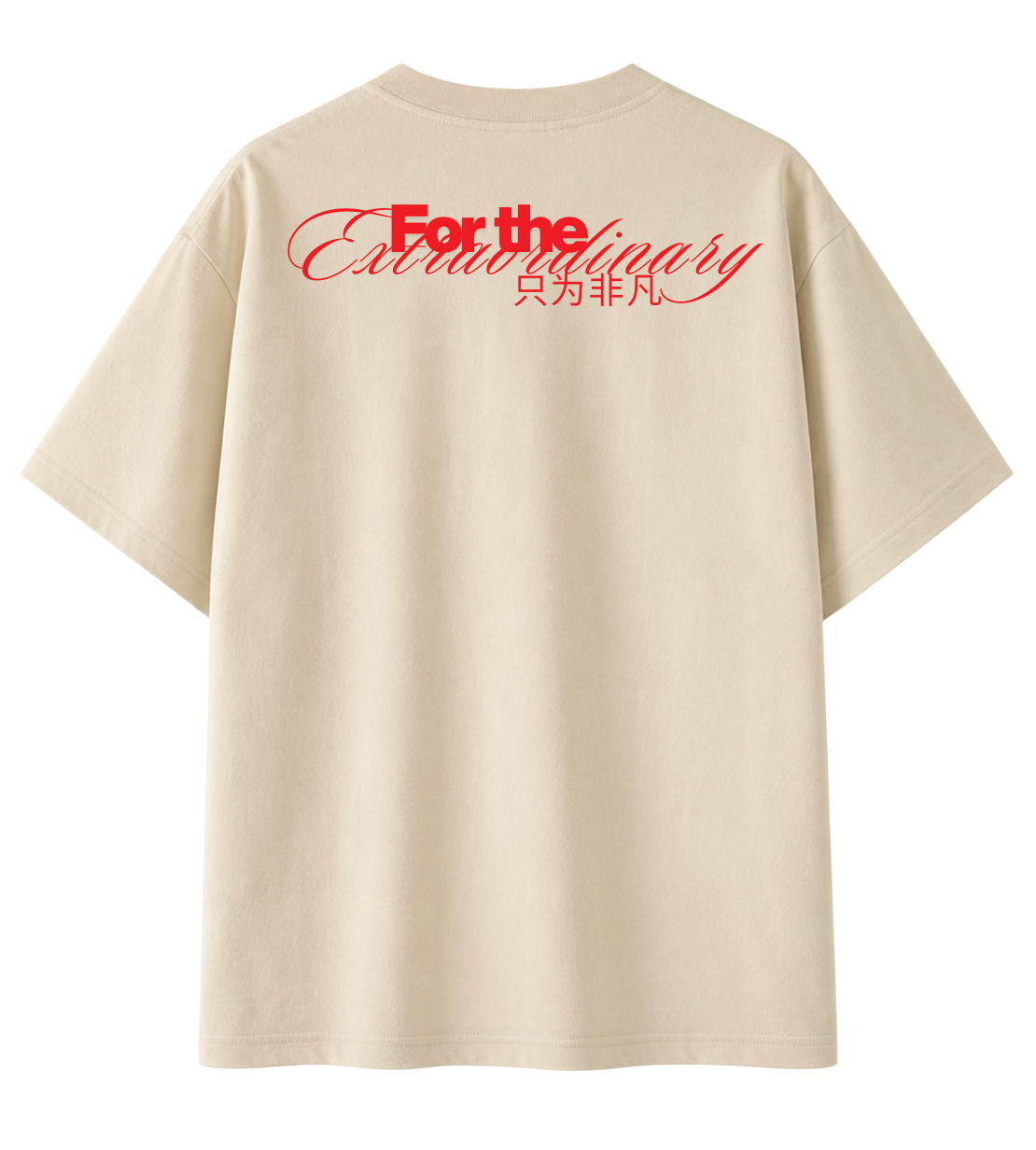 For The Extraordinary Oversized Tee